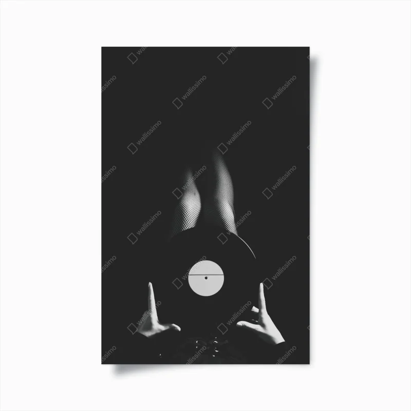 Poster goldener sonnenuntergang über sanddünen – Wallnifity®