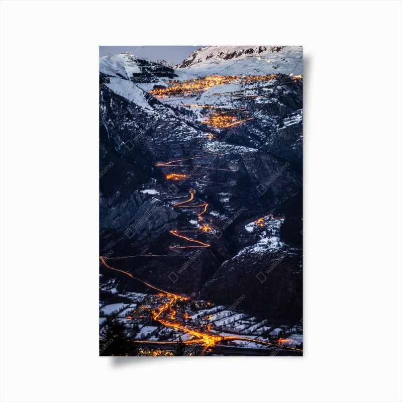 Poster sonniger gartenweg zum schloss – Wallnifity®