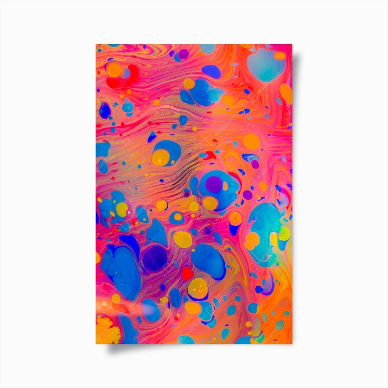 Poster majestätischer alpiner gipfel im winter – Wallnifity®