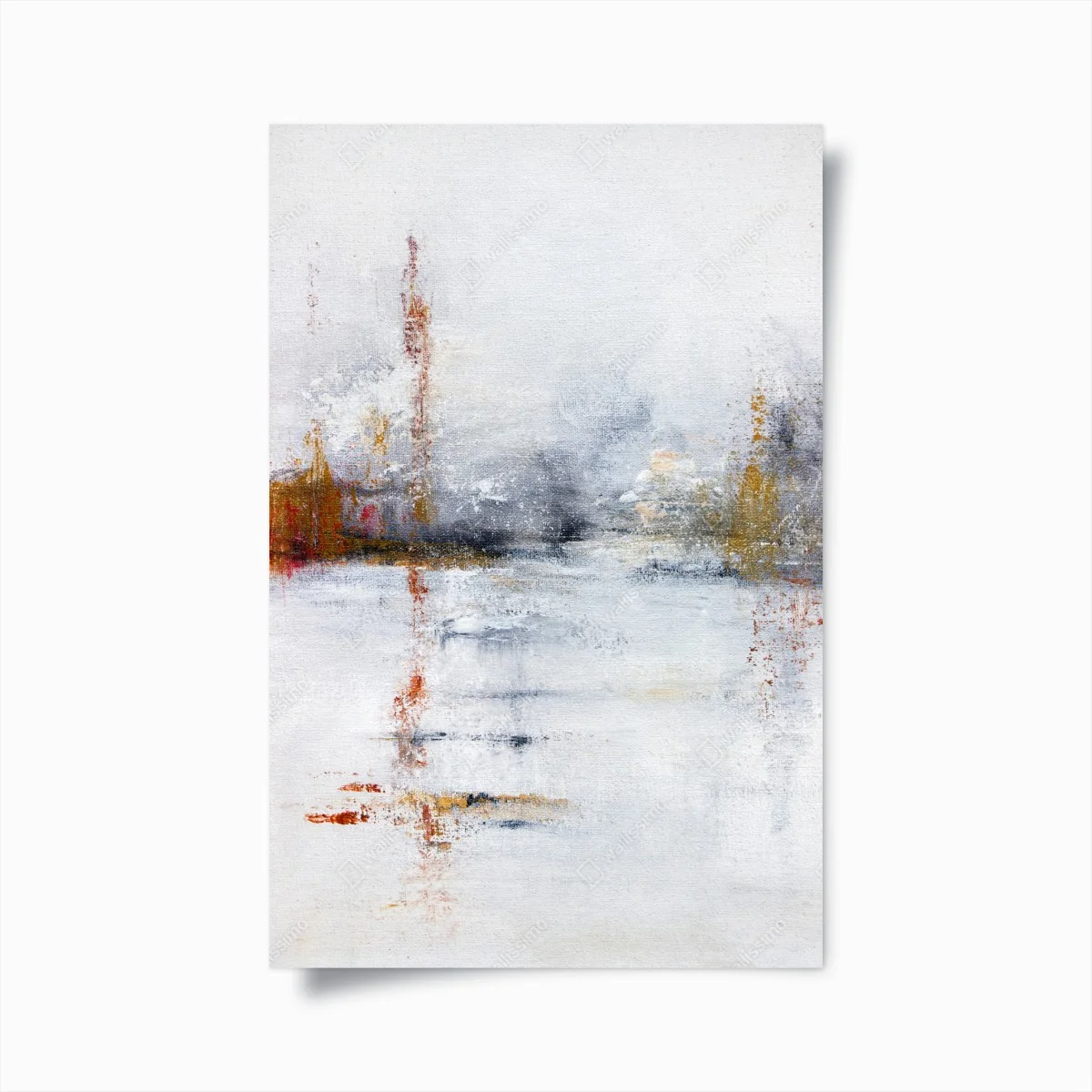 Poster ruhige abstrakte landschaft in sanften neutralen tönen – Wallnifity® Poster ruhige abstrakte landschaft in sanften neutralen tönen – Wallnifity®