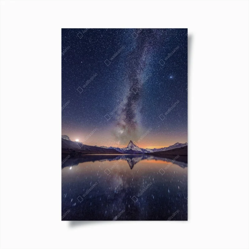 Poster stürmisches meer mit brechenden wellen – Wallnifity®