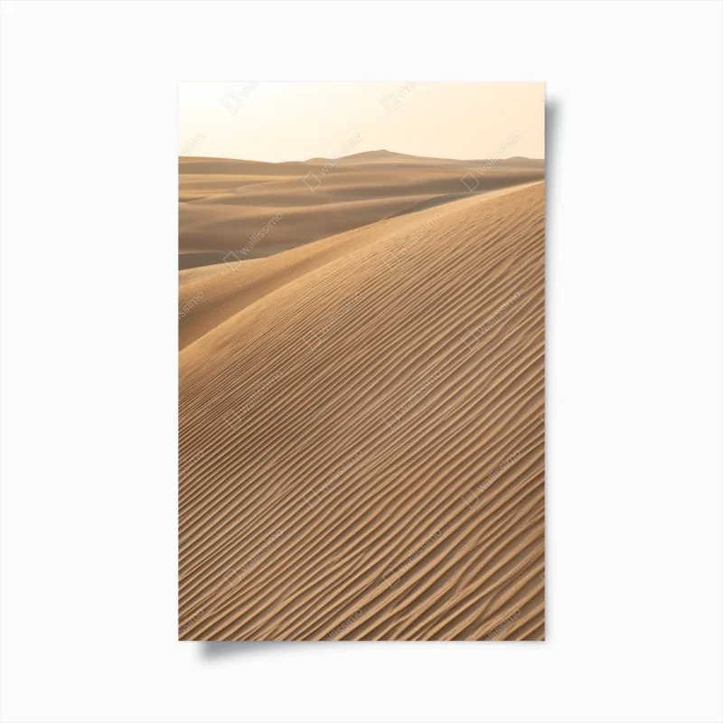 Poster türkis wellenmuster für das interieur – Wallnifity®