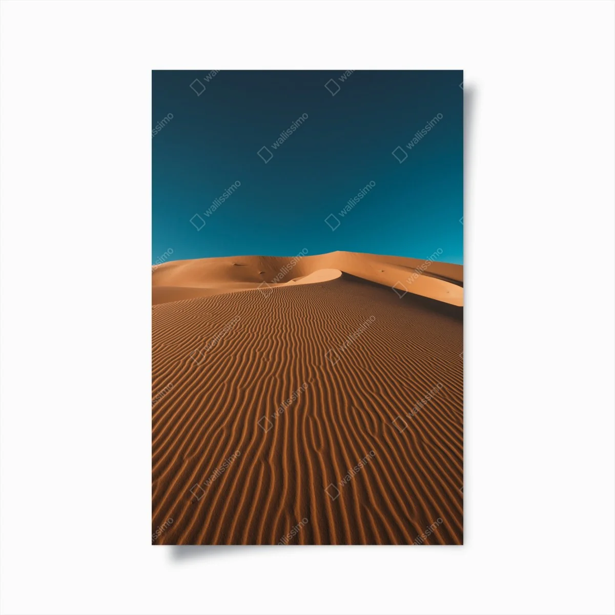 Poster goldene sanddünen unter tiefblauem himmel – Wallnifity® Poster goldene sanddünen unter tiefblauem himmel – Wallnifity®