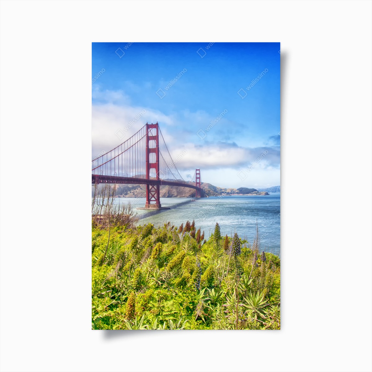 Poster Golden Gate über der Bucht von San Francisco – Wallnifity®