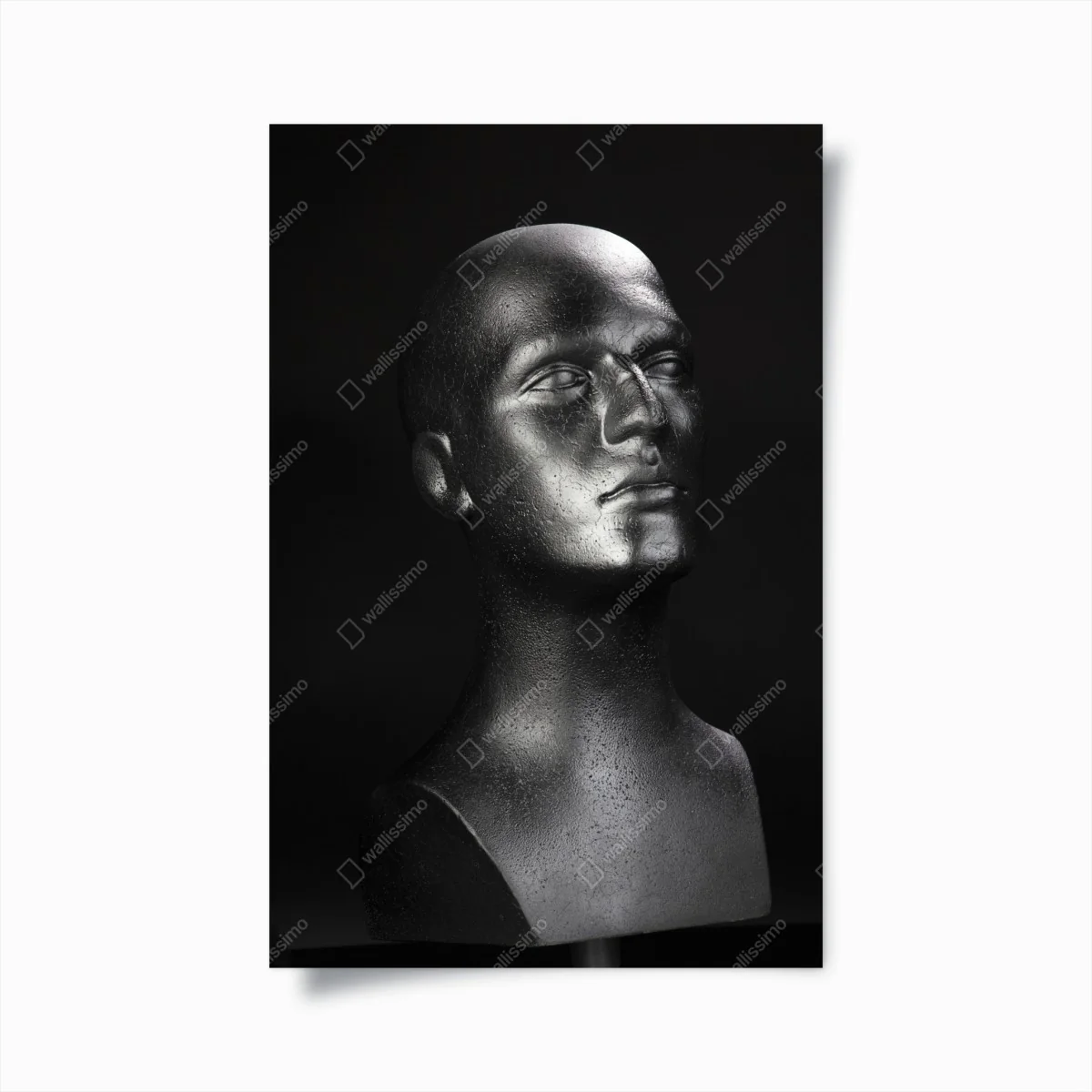 Poster schwarze büste eines mannequins – Wallnifity®