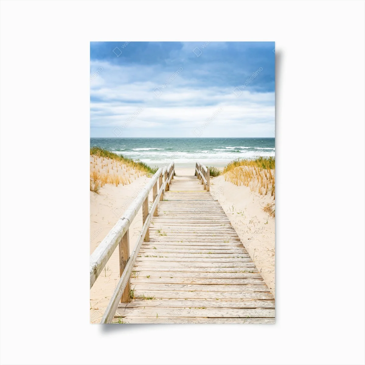 Poster holzsteg zum meer, Sylt – Wallnifity® Poster holzsteg zum meer, Sylt – Wallnifity®