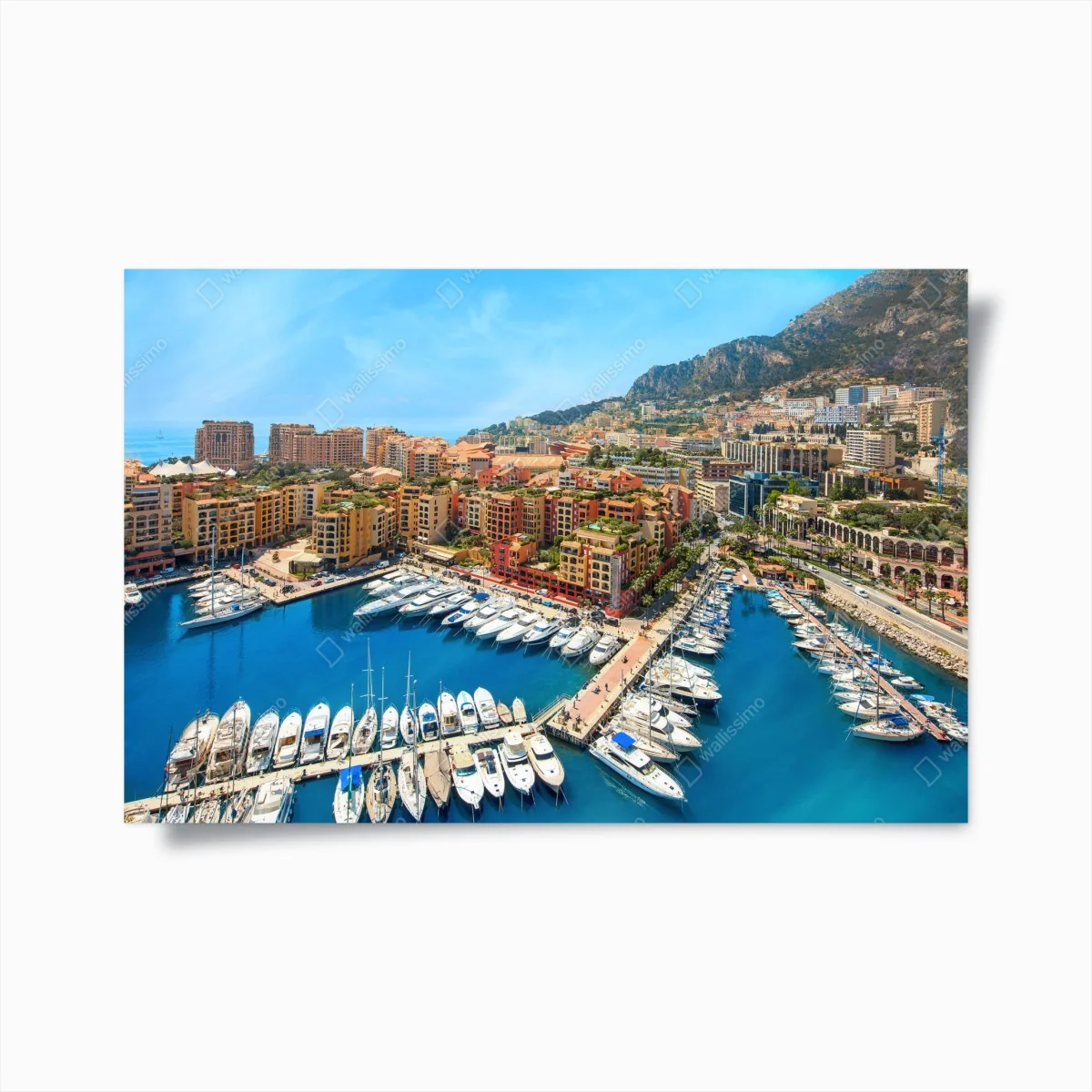 Poster sonnige marina und küstenstadt – Wallnifity® Poster sonnige marina und küstenstadt – Wallnifity®