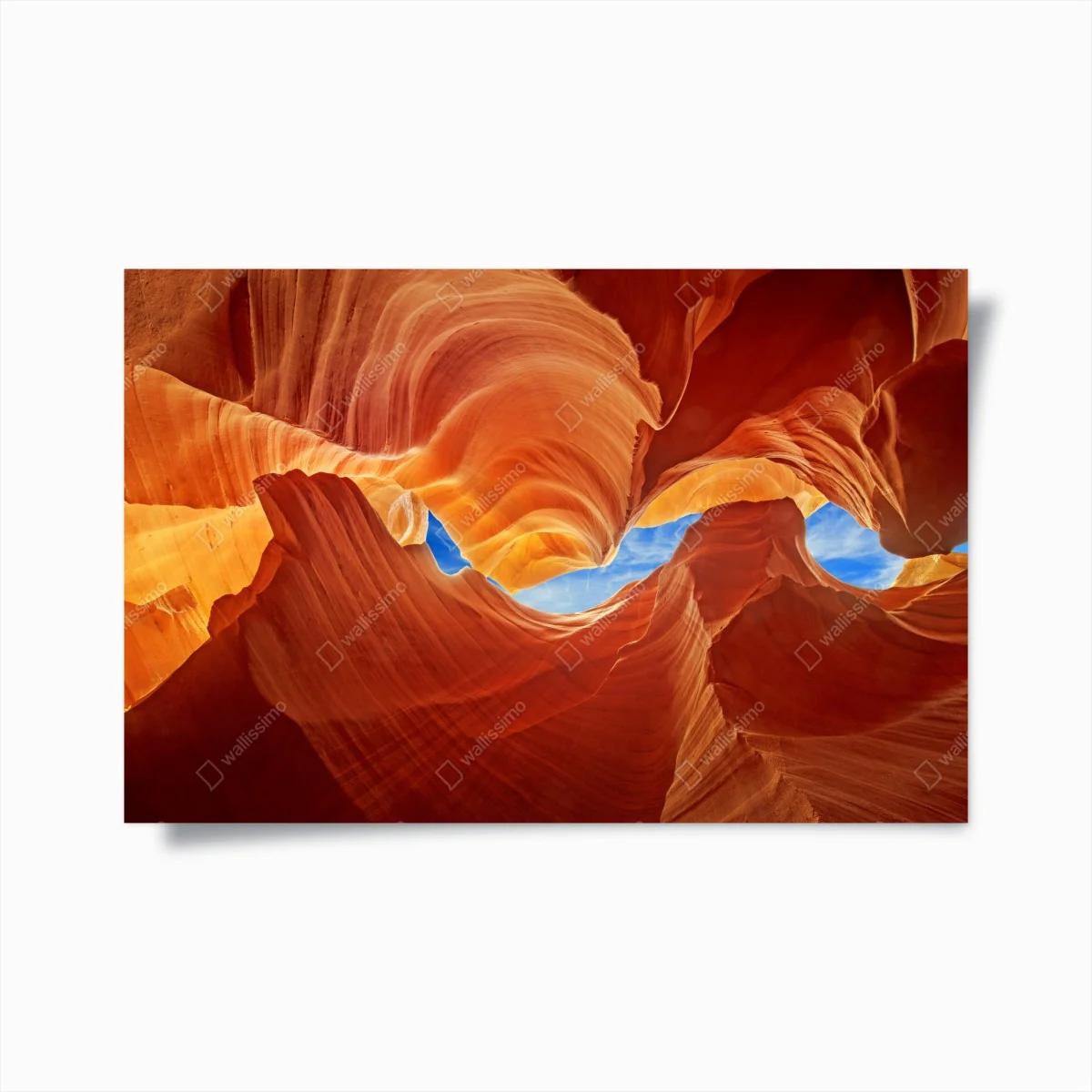 Poster Antelope Canyon geschwungene sandsteinformationen – Wallnifity®