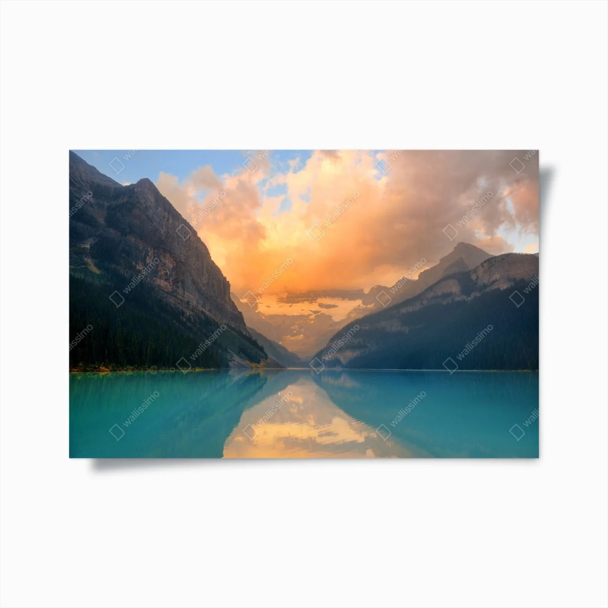 Poster sonnenaufgang über Lake Louise, Banff – Wallnifity® Poster sonnenaufgang über Lake Louise, Banff – Wallnifity®