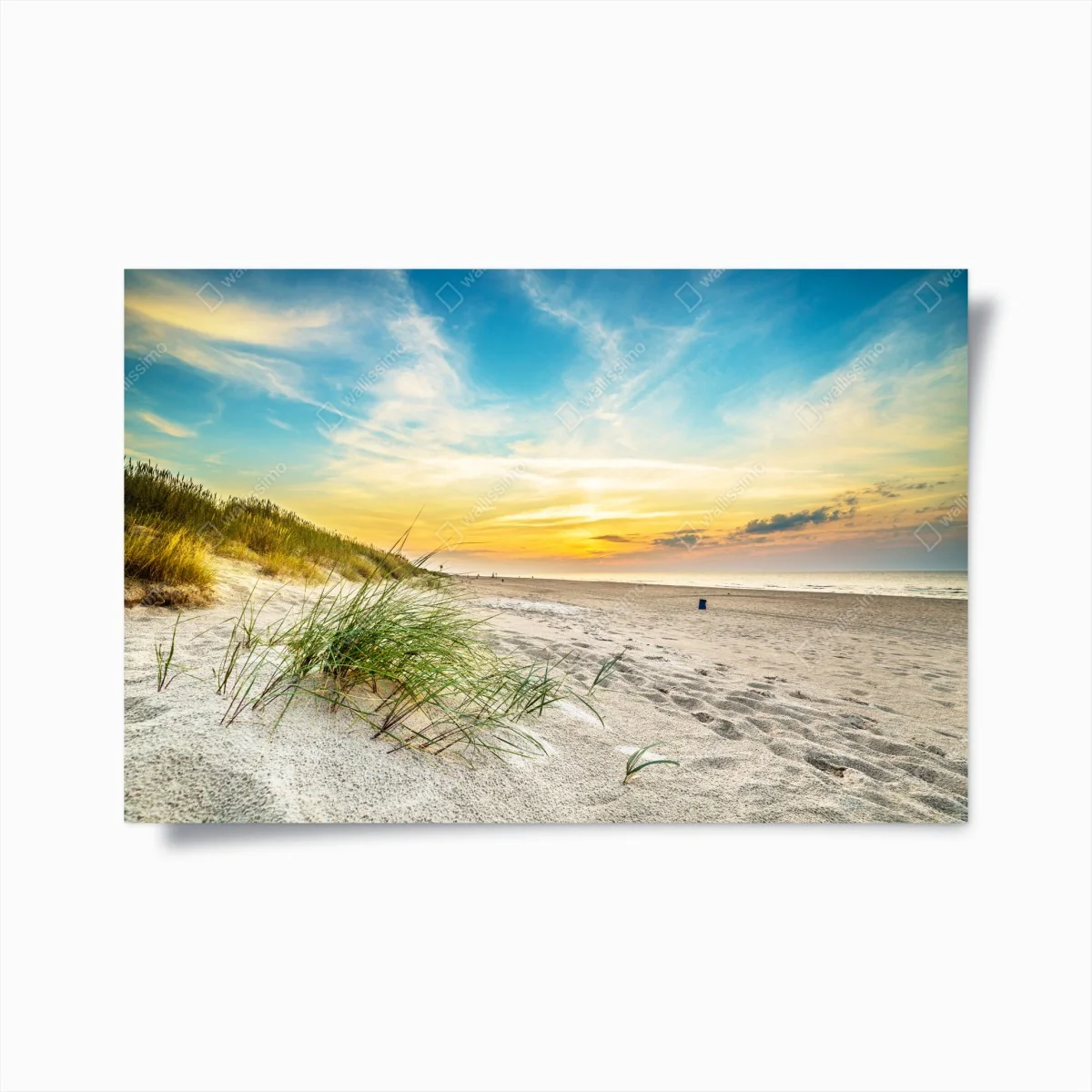 Poster sonnenuntergang über ruhigen dünen – Wallnifity® Poster sonnenuntergang über ruhigen dünen – Wallnifity®