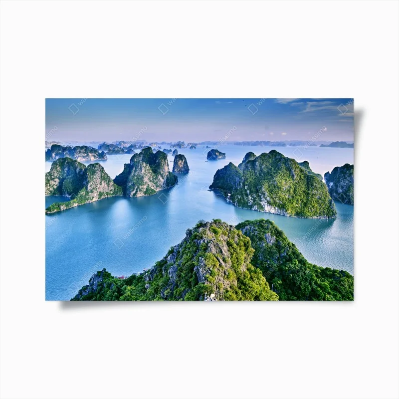 Poster Halong-Bucht panorama der kalksteininseln