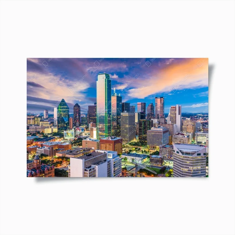 Poster nebeliger kiefernwald – Wallnifity®