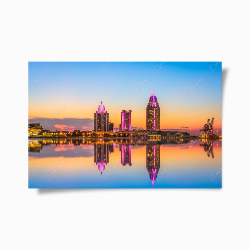 Poster tropischer strandidyll mit palmen – Wallnifity®