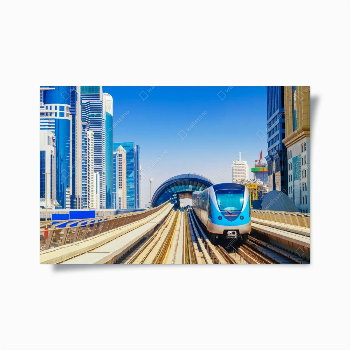 Poster städtische u-bahn im sonnenschein – Wallnifity® Poster städtische u-bahn im sonnenschein – Wallnifity®