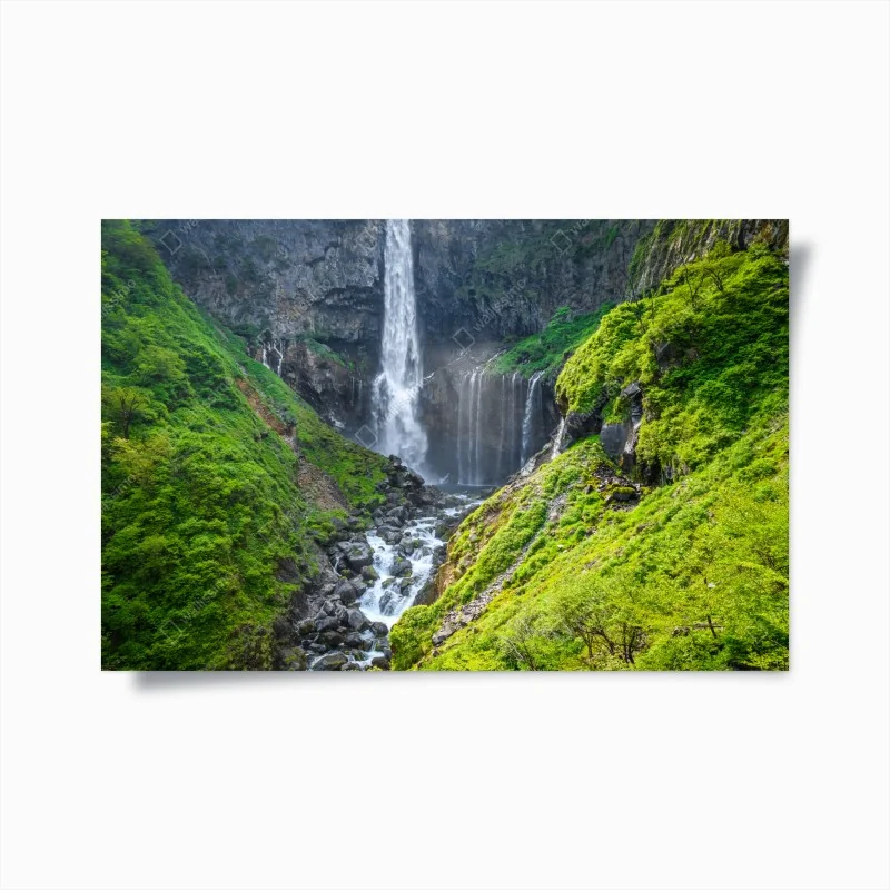 Poster rauchiger grauer marmor mit goldenen adern – Wallnifity®