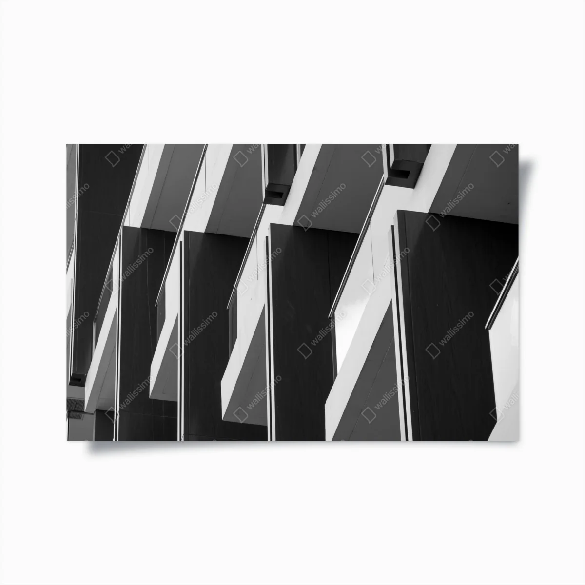 Poster geometrischer rhythmus der balkone – Wallnifity®