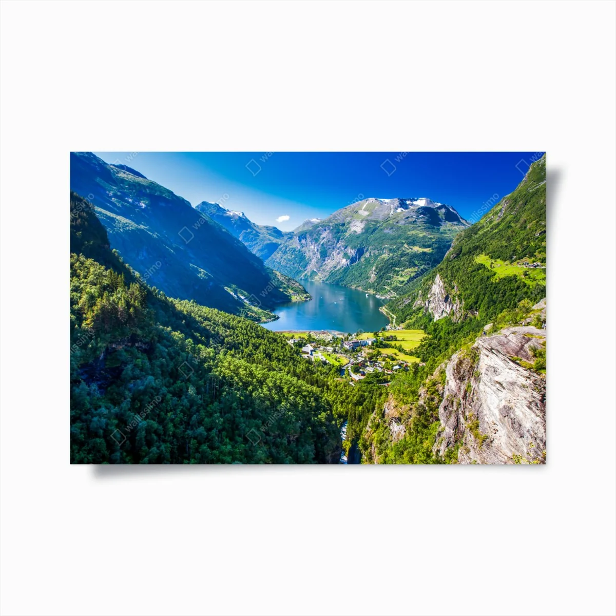 Poster Geirangerfjord bergpanorama – Wallnifity® Poster Geirangerfjord bergpanorama – Wallnifity®