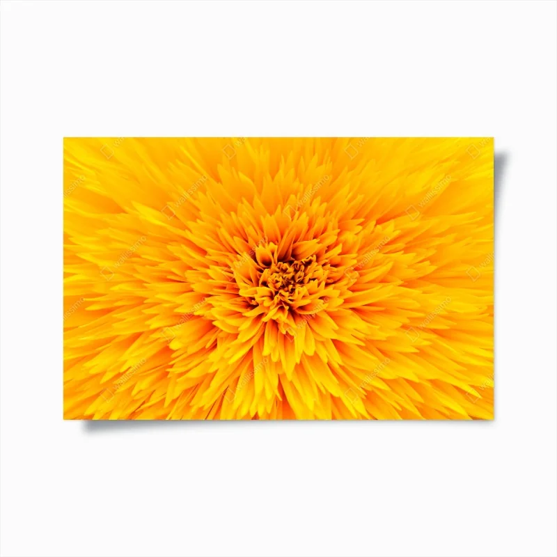 Poster elegantes goldenes geometrisches blattmuster – Wallnifity®