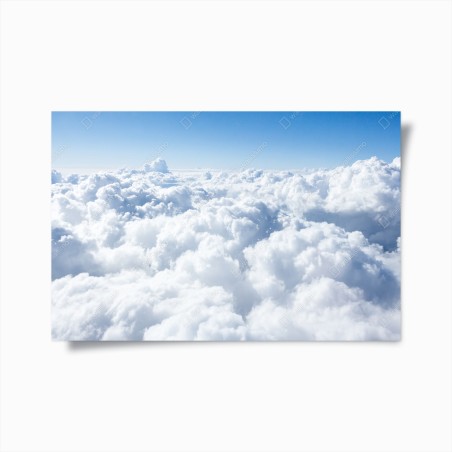 Poster ruhige wolkenlandschaft aus der luft – Wallnifity®