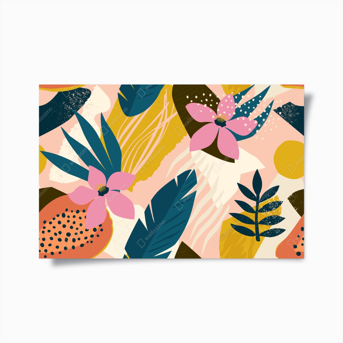 Poster tropisches abstraktes blumenmotiv – Wallnifity® Poster tropisches abstraktes blumenmotiv – Wallnifity®
