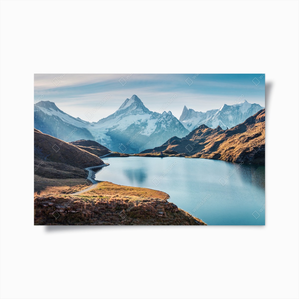 Poster sonnenaufgang über Bachalpsee, Schweizer Alpen – Wallnifity® Poster sonnenaufgang über Bachalpsee, Schweizer Alpen – Wallnifity®