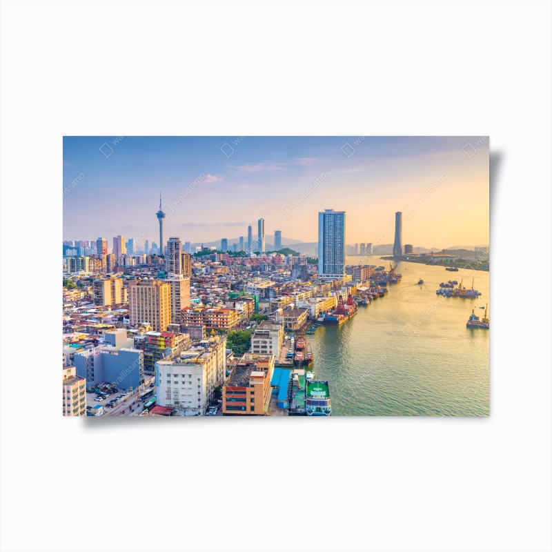 Poster majestätischer alpiner gipfel im winter – Wallnifity®