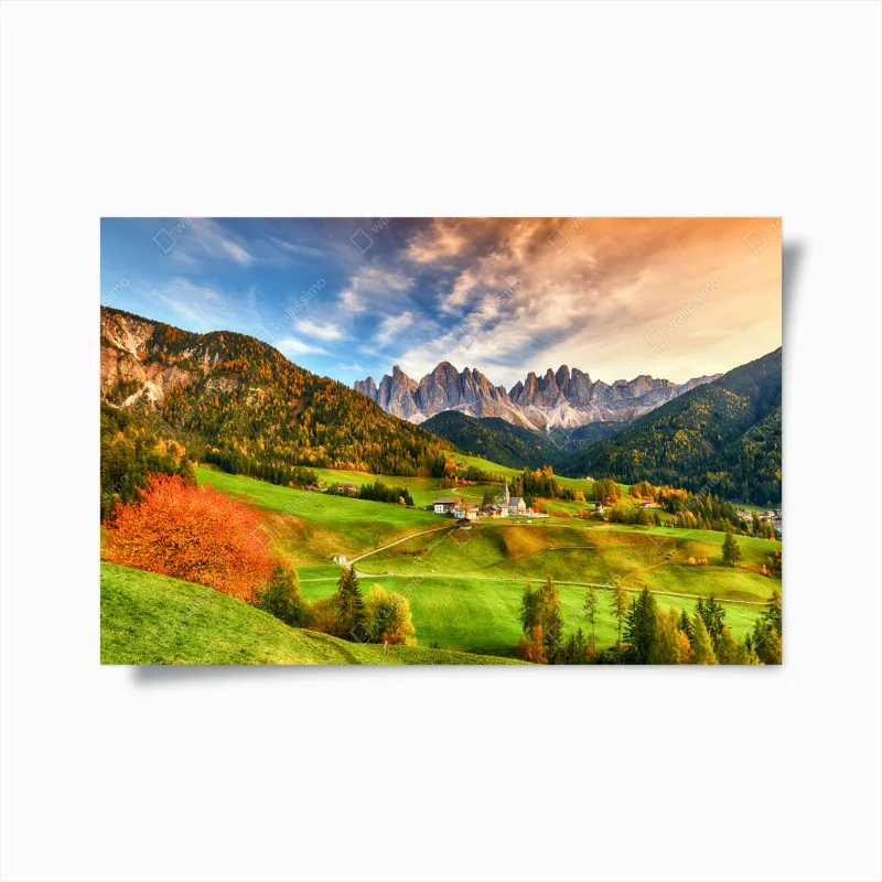 Poster drei sonnenblumen auf gelbem hintergrund – Wallnifity®