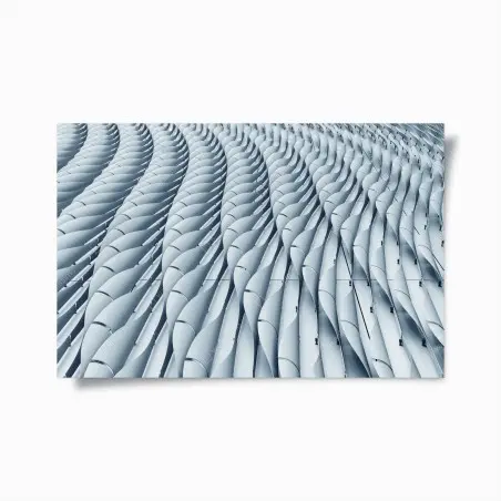 Poster abstraktes architektonisches fasadenmuster – Wallnifity®