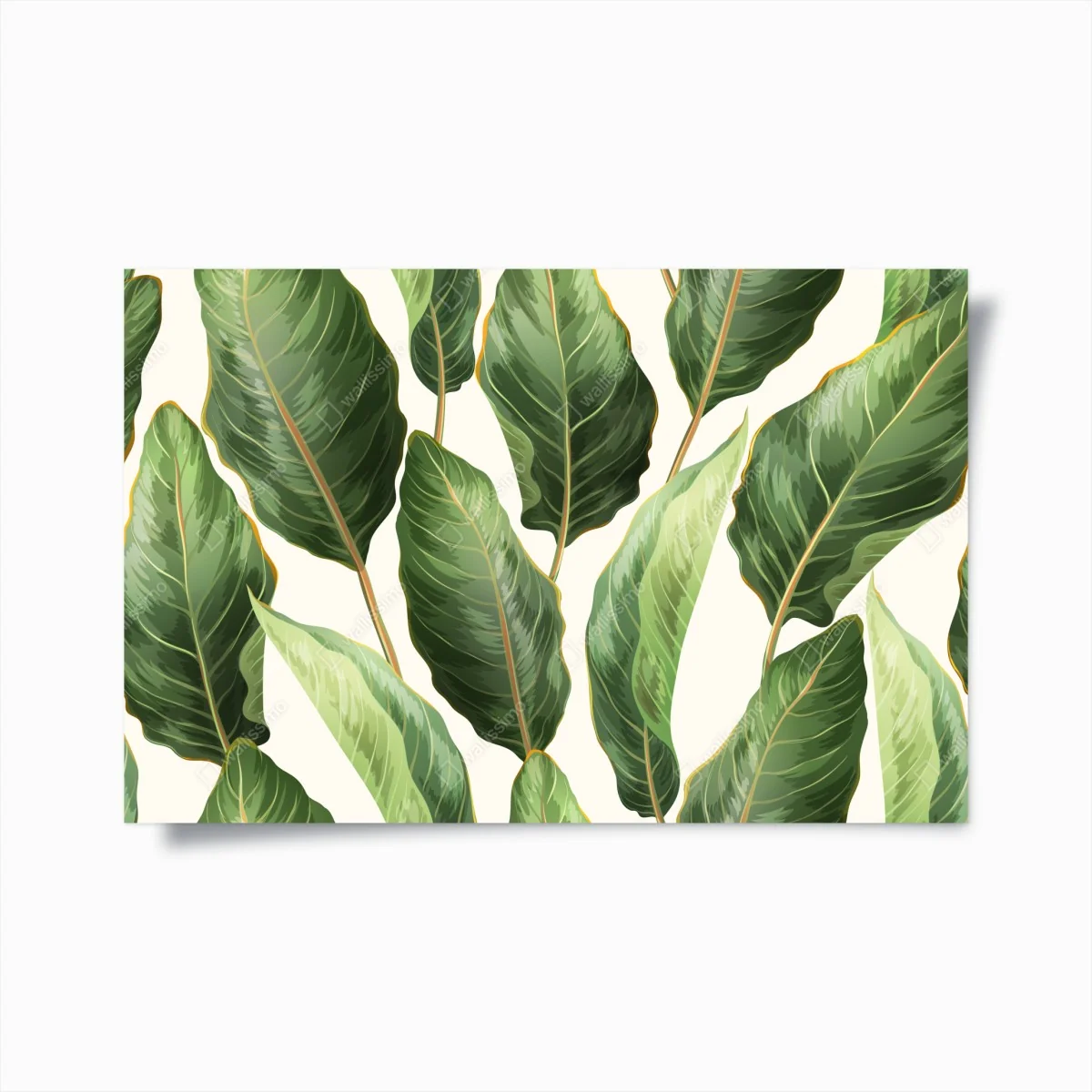 Poster tropisches bananenblattmuster – Wallnifity®