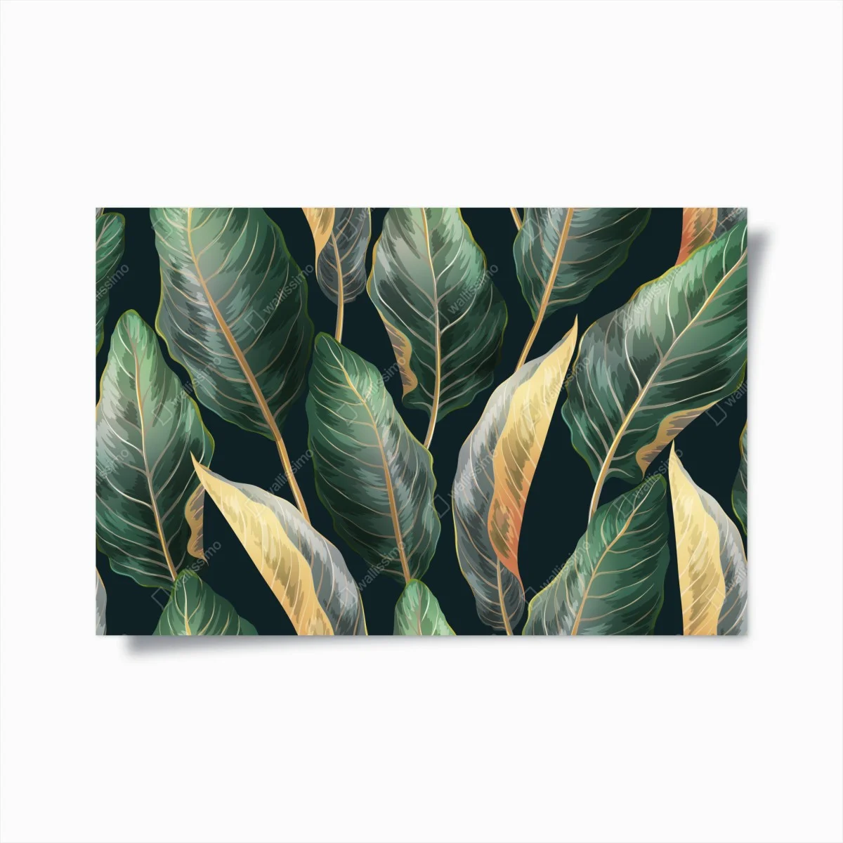 Poster vintage tropisches blättermuster – Wallnifity® Poster vintage tropisches blättermuster – Wallnifity®