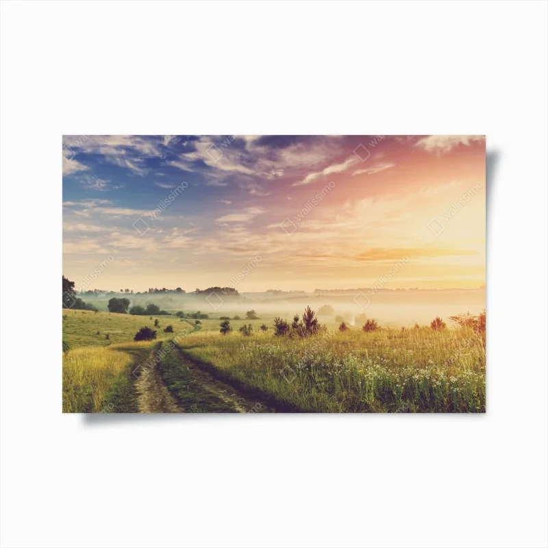 Poster strukturierte abstraktion mit rotem akzent – Wallnifity®