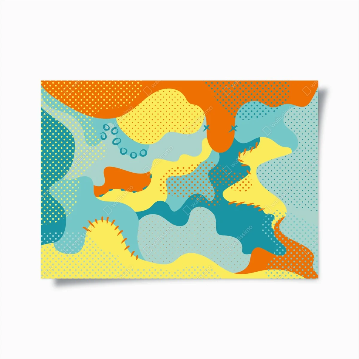 Poster lebendige abstrakte pop-art-komposition – Wallnifity® Poster lebendige abstrakte pop-art-komposition – Wallnifity®