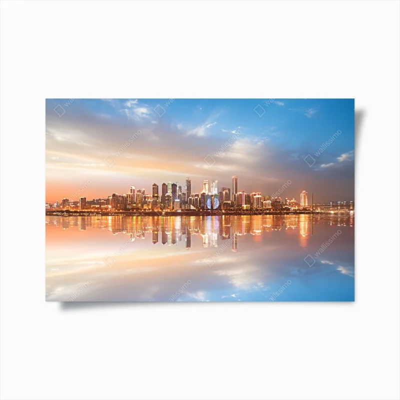 Poster verschiedene trockene nudeln und frische zutaten – Wallnifity®