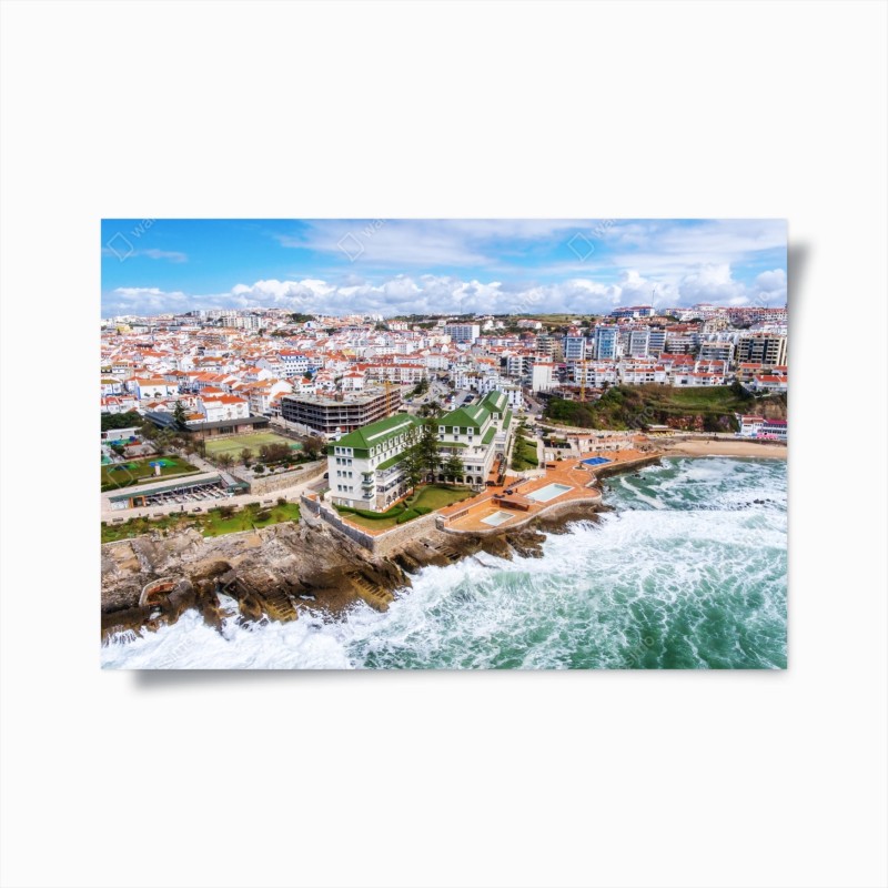 Poster sonniger gartenweg zum schloss – Wallnifity®