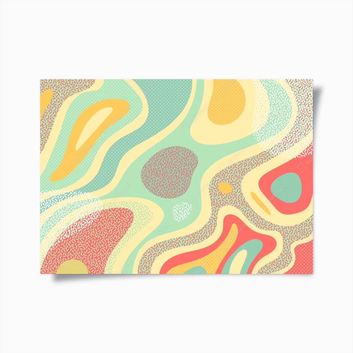 Poster pastelliges organisches abstraktes muster – Wallnifity® Poster pastelliges organisches abstraktes muster – Wallnifity®