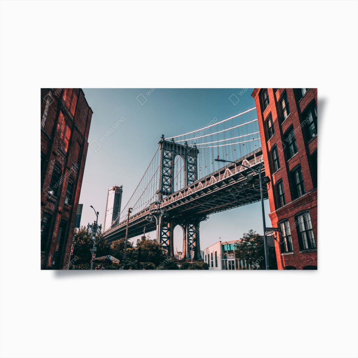 Poster Manhattan brücke in urbaner perspektive – Wallnifity® Poster Manhattan brücke in urbaner perspektive – Wallnifity®