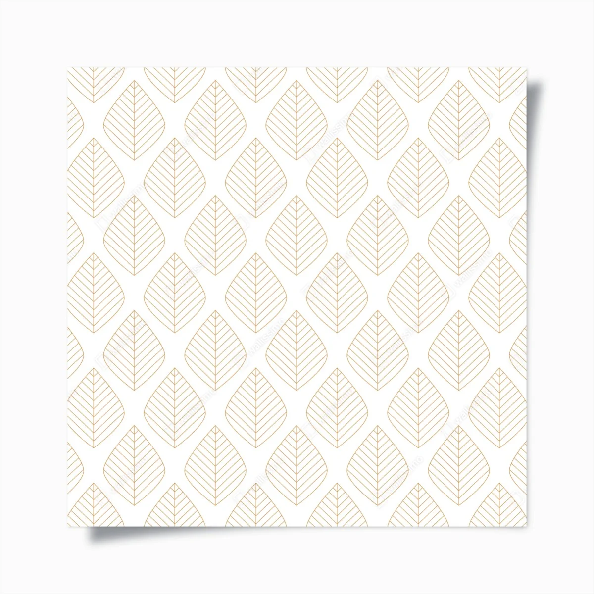Poster elegantes goldenes geometrisches blattmuster – Wallnifity® Poster elegantes goldenes geometrisches blattmuster – Wallnifity®
