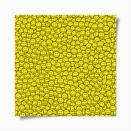 Poster fröhliches smiley muster – Wallnifity®