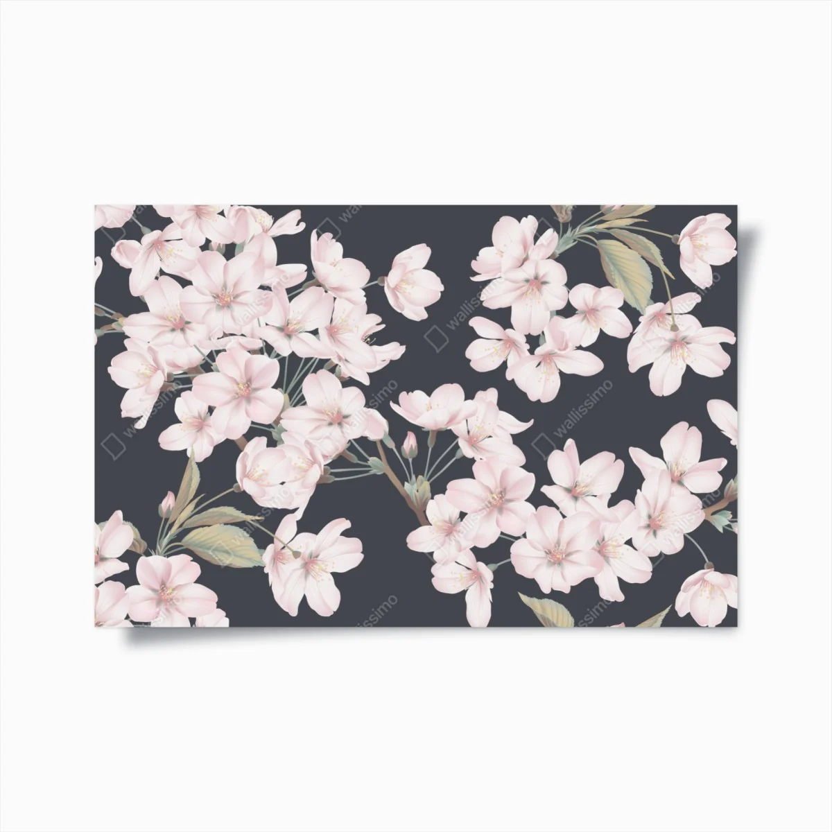 Poster zartes kirschblütenmuster – Wallnifity® Poster zartes kirschblütenmuster – Wallnifity®