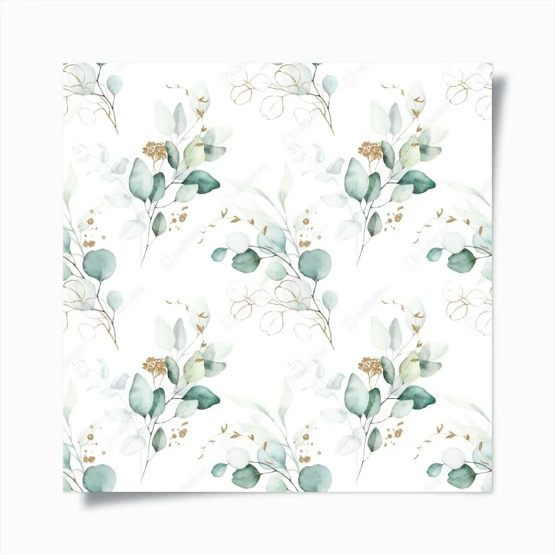 Poster sternenklare Milchstraße über dem Wald – Wallnifity®