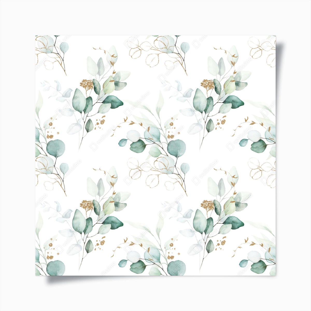 Poster eukalyptus aquarell muster in grüntönen – Wallnifity® Poster eukalyptus aquarell muster in grüntönen – Wallnifity®