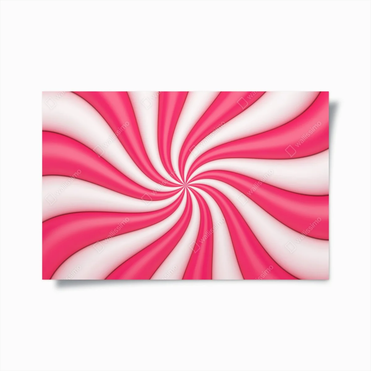 Poster rosa bonbonspirale – Wallnifity®