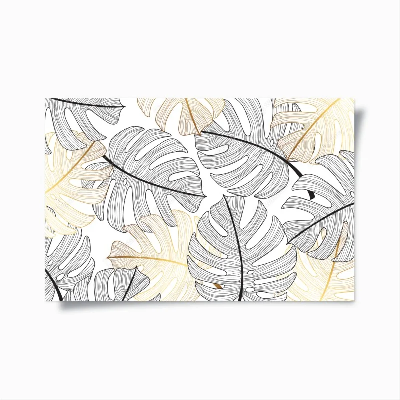 Poster buntes abstraktes gesichtsporträt – Wallnifity®