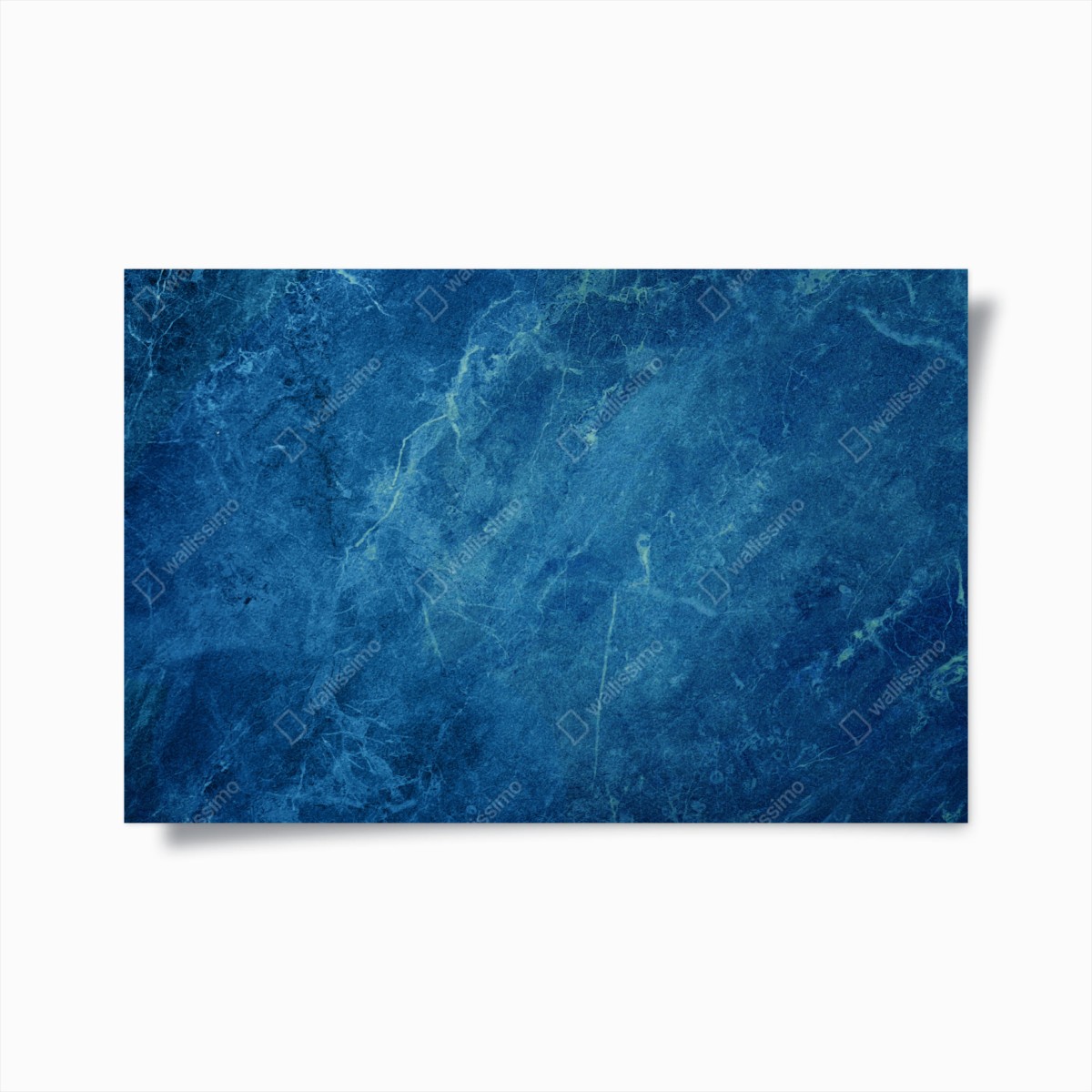 Poster tiefblaue marmortextur – Wallnifity®