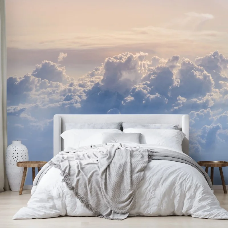 Fototapete sanfte wolken über dem blauen himmel