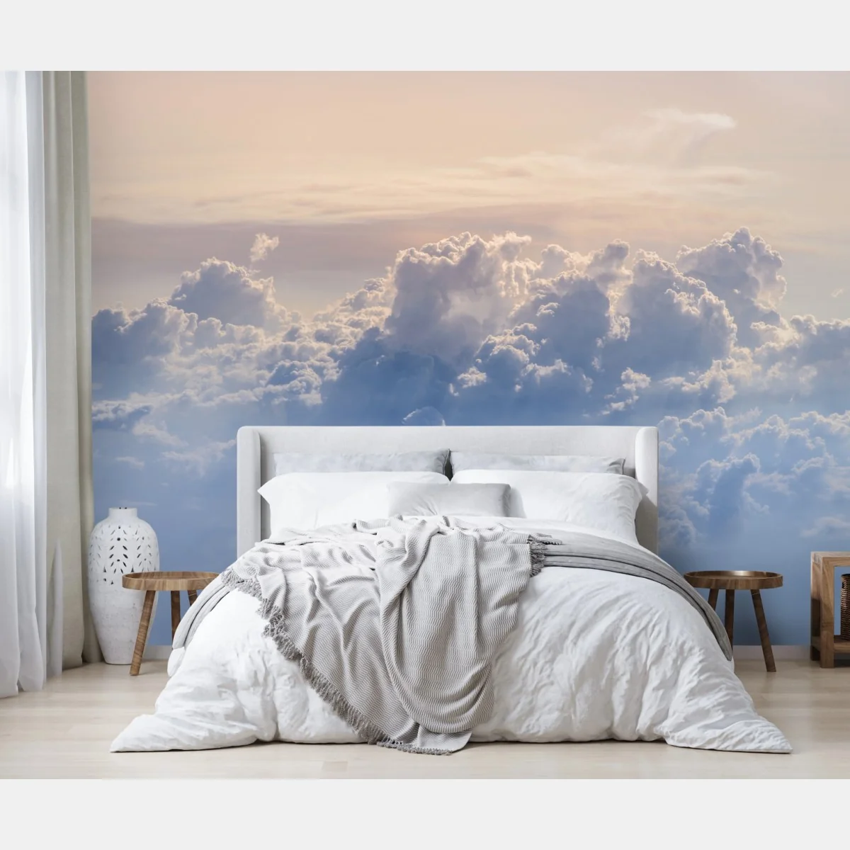 Fototapete sanfte wolken über dem blauen himmel – Wallnifity® Fototapete sanfte wolken über dem blauen himmel – Wallnifity®