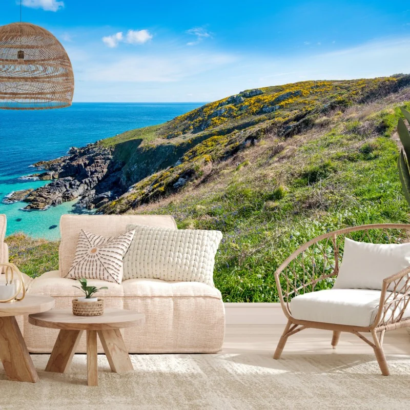 Fototapete küstenpfad nach Hor Point, St Ives