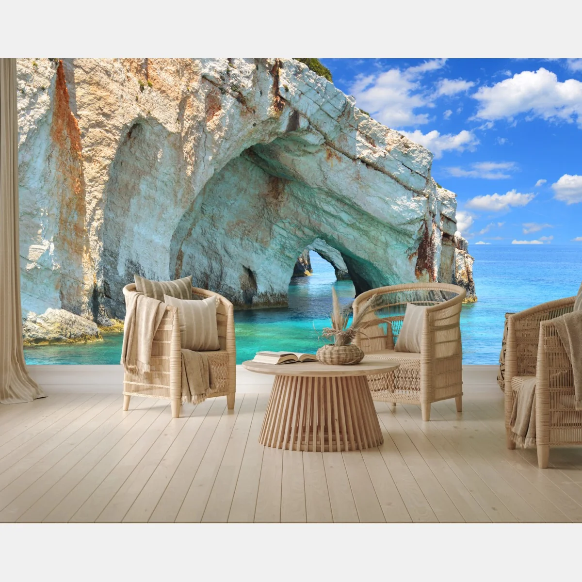 Fototapete blaue höhlen von Zakynthos – Wallnifity® Fototapete blaue höhlen von Zakynthos – Wallnifity®