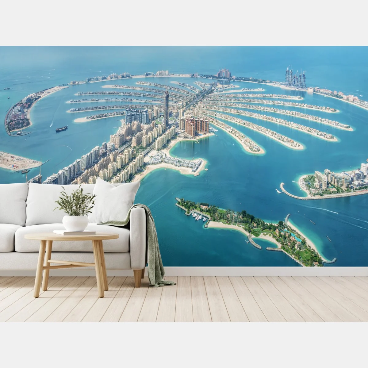 Fototapete luftaufnahme von Palm Jumeirah, Dubai – Wallnifity®