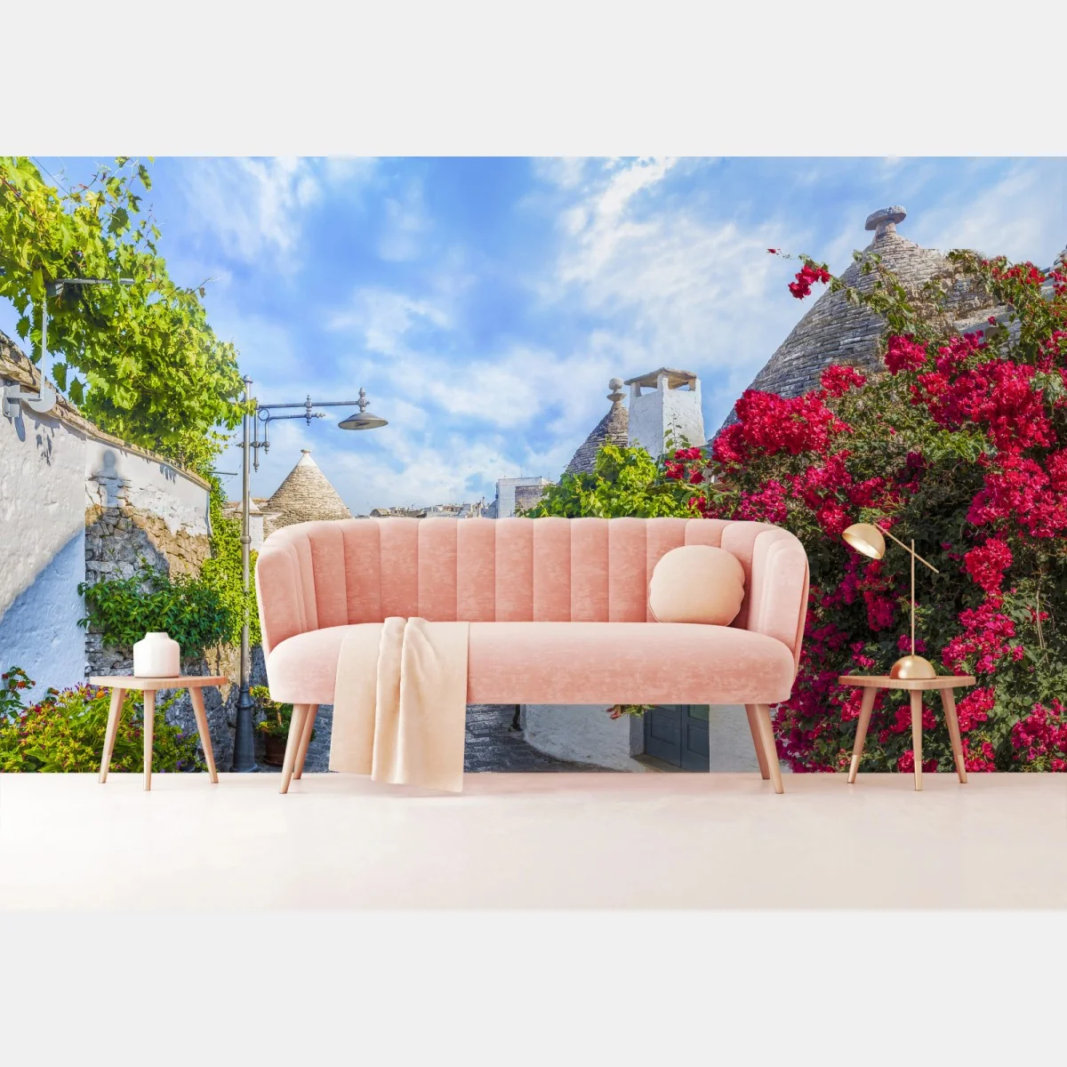 Fototapete Alberobello trulli gasse – Wallnifity® Fototapete Alberobello trulli gasse – Wallnifity®